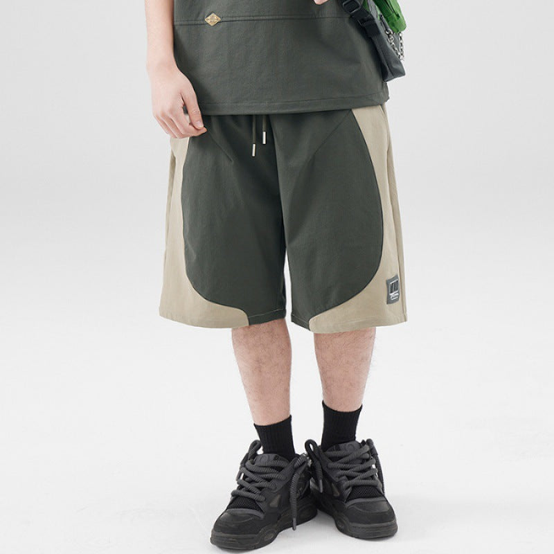 Pantaloni corti da lavoro casual retrò Valstrend, pantaloni sportivi da uomo con tessuto rapido asciugatura e stile comodo.