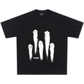 American Retro Abstract Print Short Sleeve
