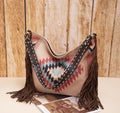Retro Tassel Cotton And Linen Women's Bag Portable