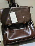 Borsa donna in pelle morbida in stile retrò, valigia casual Cambridge, marchio Valstrend shop, con manici e dettagli eleganti