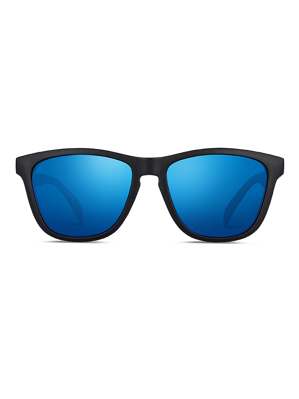 Occhiali da sole Herling Spectrum Maya blu con lenti riflettenti, stile moderno e design elegante.