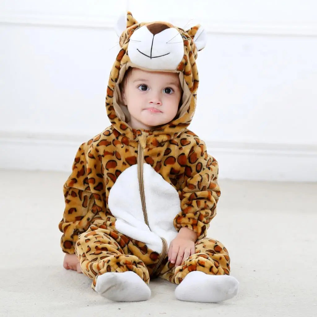 Costume multivariato per bambini RocketBaby USA, da 2 a 36 mesi, con design a orsetto marrone e cappuccio, adatto a bambini piccoli.