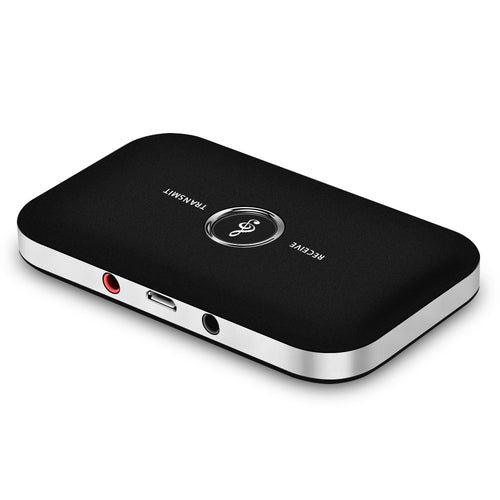 Trasmettitore e ricevitore Bluetooth Sajishop 2 in 1 con Bluetooth 4.1, compatibile con dispositivi audio senza fili.