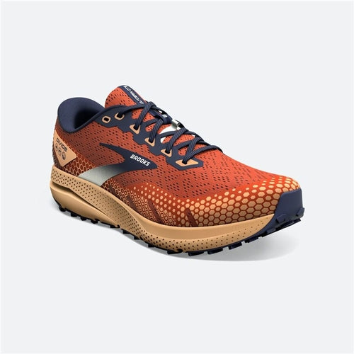 Scarpe da corsa Brooks Divide 3 per adulti, modello arancione, con suola in gomma e design sportivo, calzata comoda per uomini.