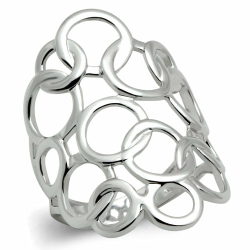 Anello in ottone rodio senza pietre con design semplice e elegante, prodotto Sajishop.