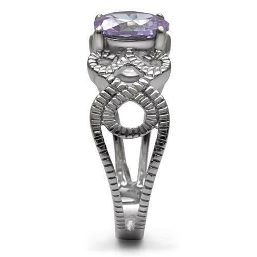 Anello in acciaio inossidabile lucido senza placcatura con grado AAA, design elegante e rifinito di Sajishop.