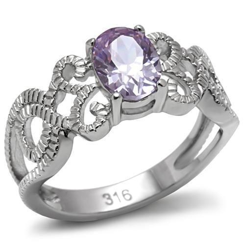 Anello in acciaio inox lucido senza placcatura con grado AAA, stile elegante e moderno, mostrato in primo piano.