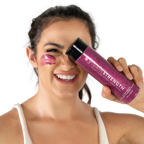 Maschera esfoliante ultra-nourriente Sajishop in contenitore da 8 oz, crema viso idratante e rivitalizzante.