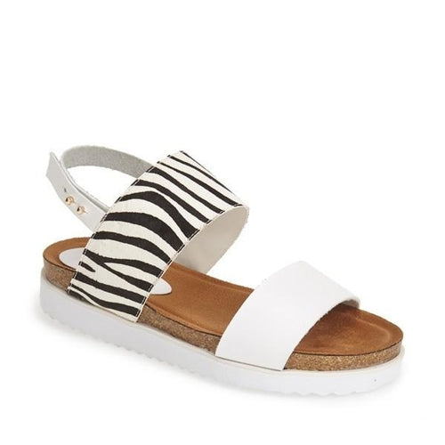Scarpa JOLLEEN Sajishop in tessuto nero con stampa leopardo, comoda e elegante, vista dall'alto.