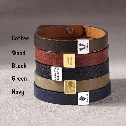 Bracciale per uomo Sajishop in nero e oro, simbolo di supporto e ricordo per la perdita di un bambino, con dettagli eleganti.