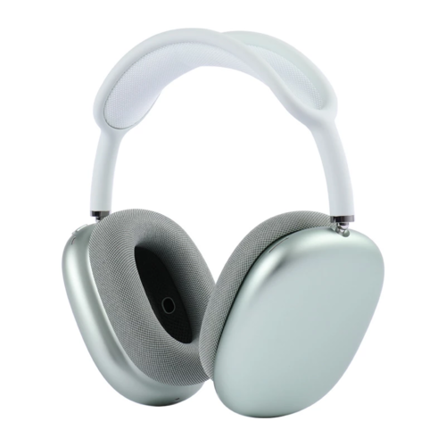 Cuffie Bluetooth wireless Sajishop 2021 con microfono, stereo HiFi, design elegante e archetto regolabile in colore blu