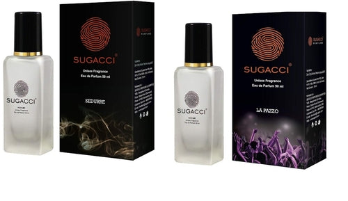 S SUGACCI La Pazzo  & Sedurre Perfumes for Men and Women combo pack