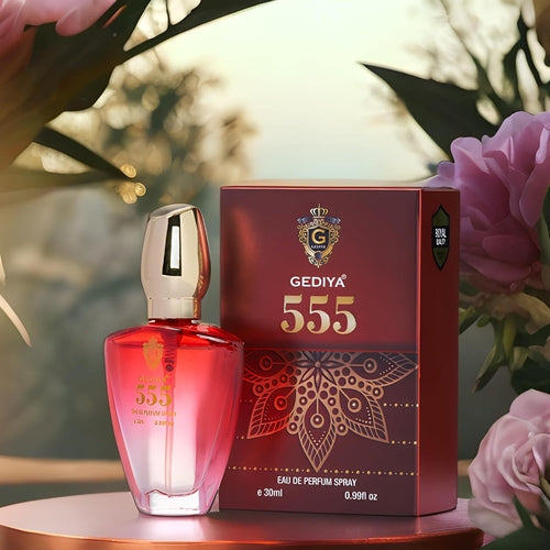 Profumo unisex Sajishop 555 da 30ml, fragranza duratura per uomo e donna, bottiglia elegante e moderna