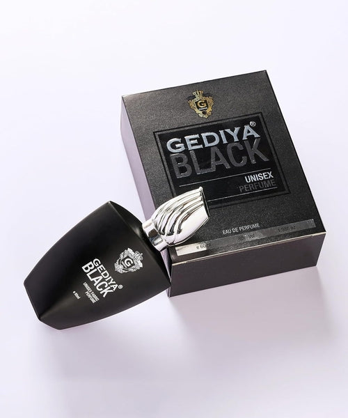 Profumo unisex nero Sajishop da 60ml, fragranza a lunga durata per uomo e donna, elegante e avvolgente.