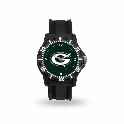 Orologi Game Time NFL con logo dei Oakland Raiders, da uomo e donna, cinturino in silicone nero e quadrante con logo della squadra.
