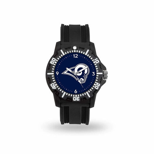 Orologi Game Time NFL con logo dei Oakland Raiders, da uomo e donna, cinturino in silicone nero e dettagli del team.