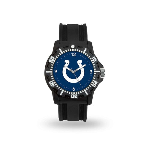 Orologi Game Time NFL con logo dei Oakland Raiders, da uomo e donna, cinturino in silicone nero e dettagli sportivi.