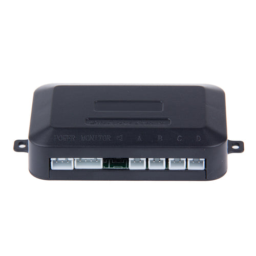 Sensori di parcheggio LED universali Sajishop per auto, sistema con 4 sensori per assistenza nel parcheggio.