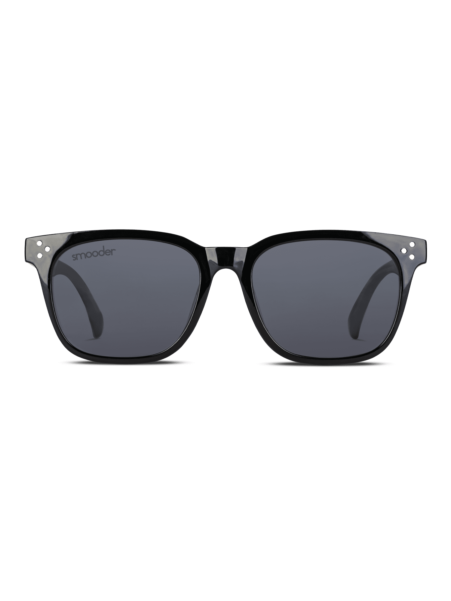 Occhiali da sole Smooder Moapa con montatura verde superiore, design moderno e stile elegante, protezione UV.